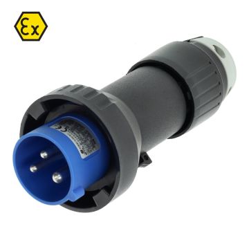 ATEX 2P+E 16A IP66 Sleepstekker