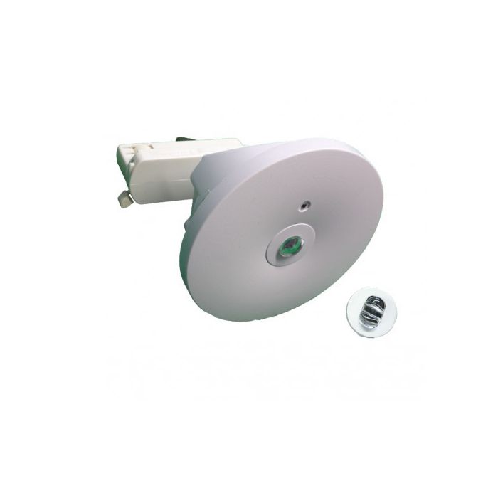 AZELIO spot zwart / tracklight noodspot verlichting
