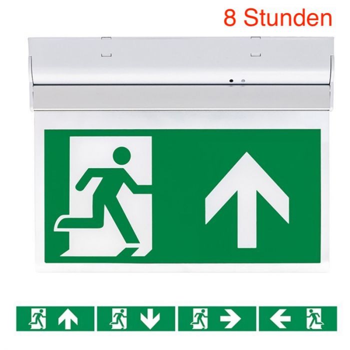 MILANO 8 uur / led vluchtwegverlichting kantelbaar